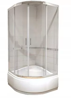 Sprchový kút Sanplast KP4/TX4b-90-S sbW0 s posuvnými dverami 90 x 90 cm